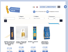 Tablet Screenshot of italianpastashop.com